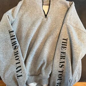 Taylor Swift Gray The Eras Tour Zip Up